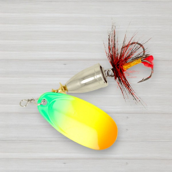 Блешня обертова ZEOX Furor № 4, 11г, колір 014 Fluo Tiger